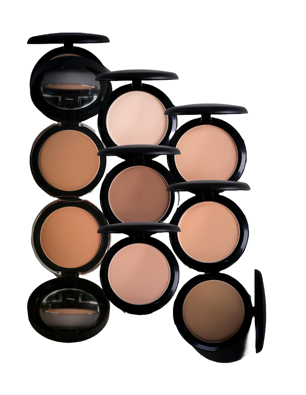 brown powder makeup kit